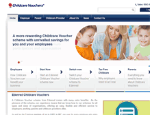 Tablet Screenshot of childcarevouchers.co.uk